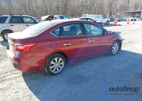 2016 Nissan Sentra Sv z USA, uszkodzony, nr VIN 3N1AB7AP6GY315603